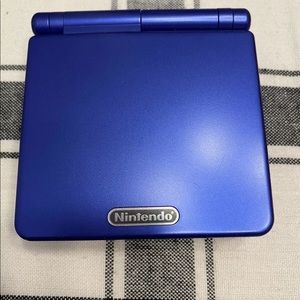 blue gameboy advance sp